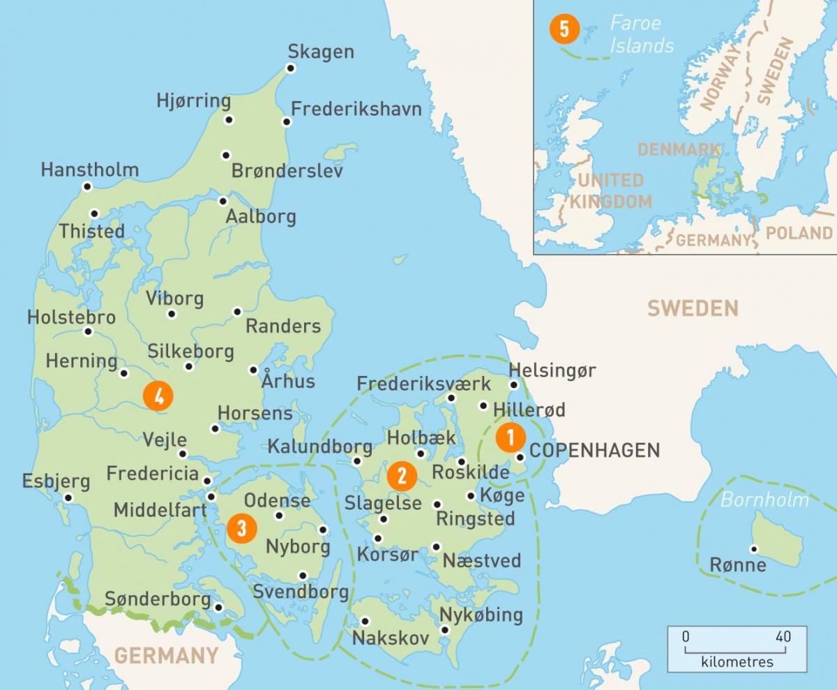 Dänemark Provinzen anzeigen